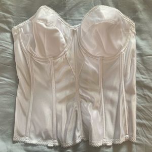 White Satin Torsolette